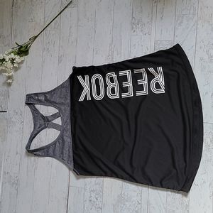 Reebok work out tank cross back size medium